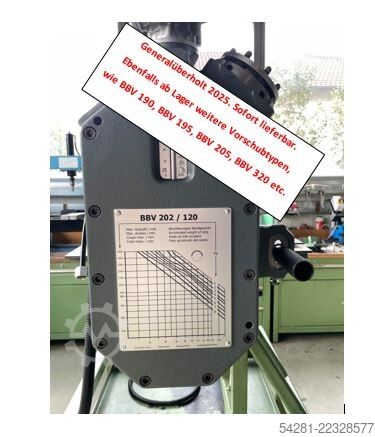 Aanvoerinrichting BRUDERER BBV 202/120