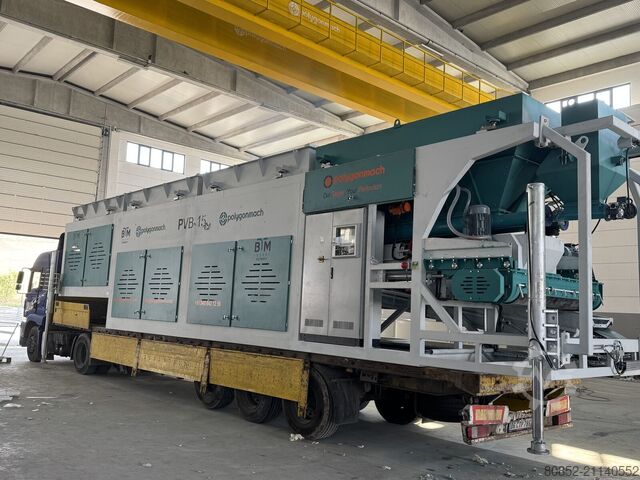Betonmixinstallatie Polygonmach Polygonmach PVB150 Mobile Cold Asphalt & Emulsi...