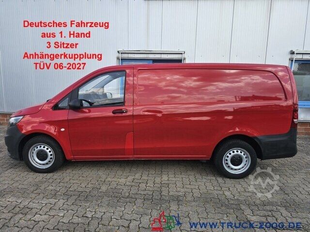 Kassevogn Mercedes-Benz Vito 109 CDI lang 1.Hd 3-Sitze AHK TüV bis 08/27