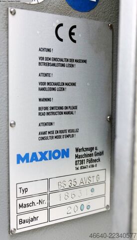 Stubna bušilica MAXION BS 35 AVST G