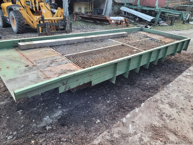 Sistema de cribado para virutas de madera + rascador doble