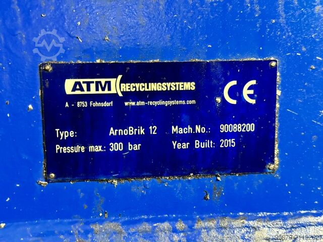 Briquetting press ATM Recyclingsystems ArnoBrik 12