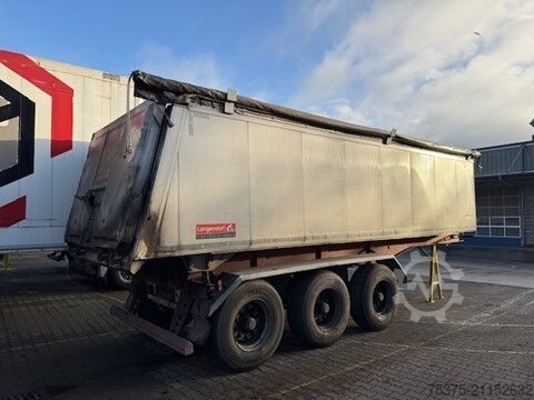 Kippers oplegger Langendorf SKA 24/30  Mulde thermoisoliert mit Bodenisolierung unter dem Muldenboden