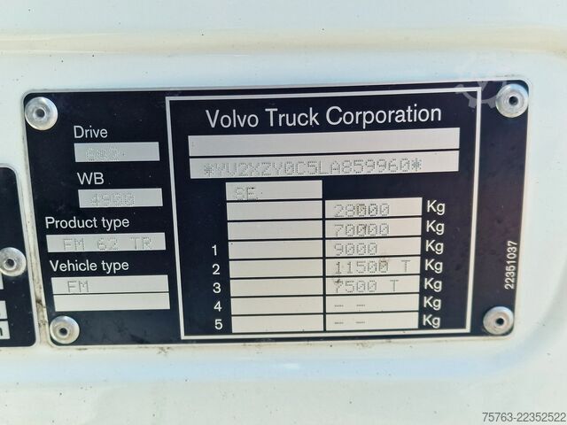 Koffer Volvo FM 460 full air - VEB - Zepro lift - low KM - s...