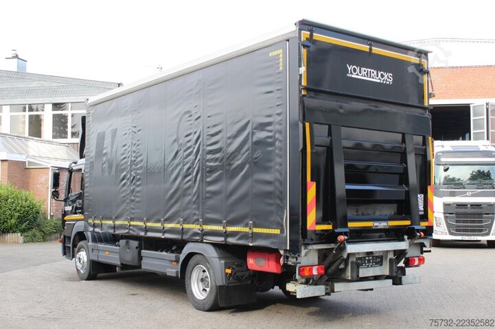 Autocarro con pianale e telone Mercedes-Benz Atego 1218 E6  Schiebeplane 6,52m   Klima   ACC