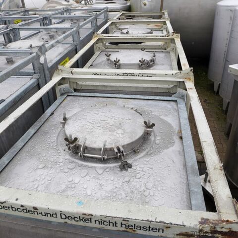 1000 liter container gemaakt van V2A  