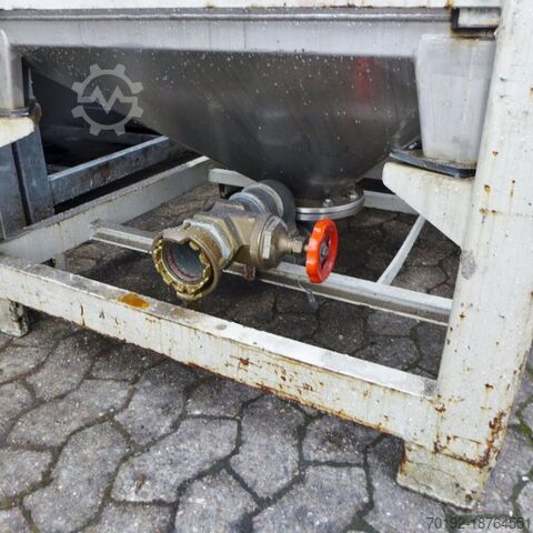 1000 liter container gemaakt van V2A  