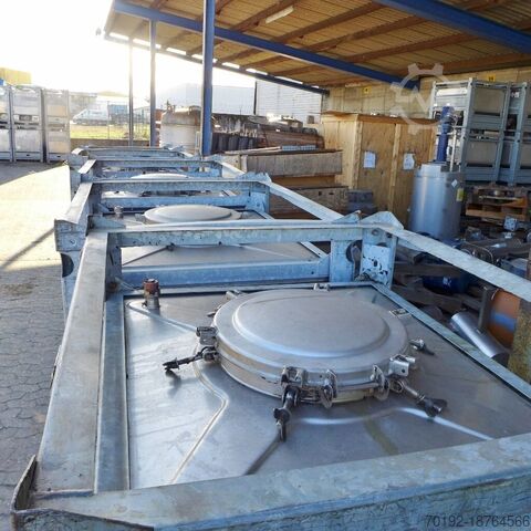 1000 liter IBC container gemaakt van V2A  