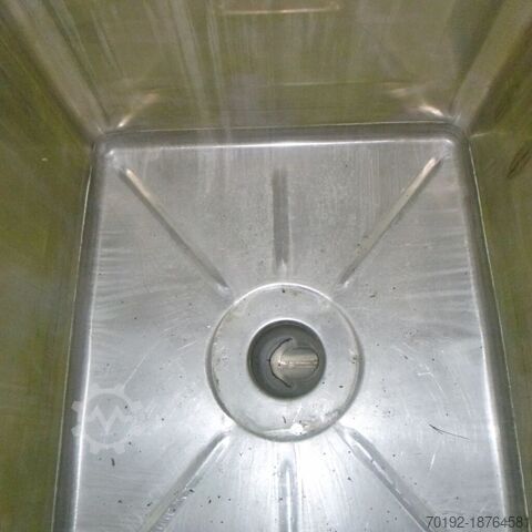 1000 liter IBC container gemaakt van V2A  