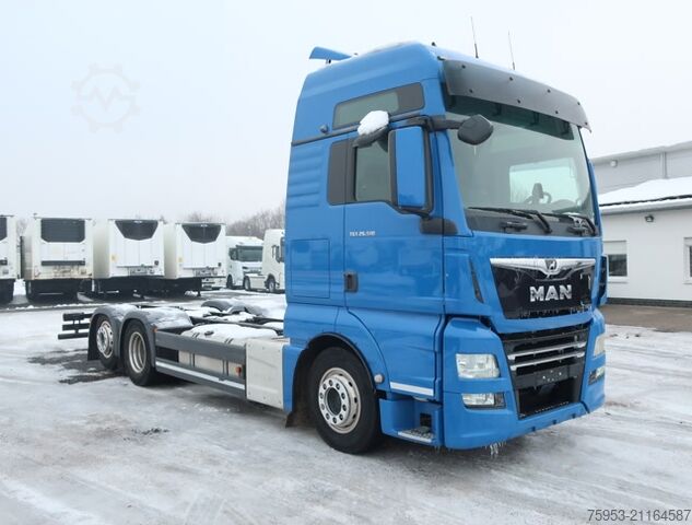 Podwozie ciężarówki MAN 26.510 FLLC TGX Fahrgestell XXL Intarder Lenkachse