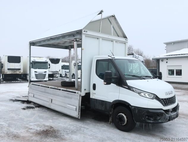 Samochód do przewozu napojów Iveco 70 C 18 Daily Getränke Schwenkwand LBW Klima