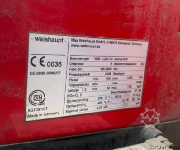 Caldeira a vapor LOOS DF 1500