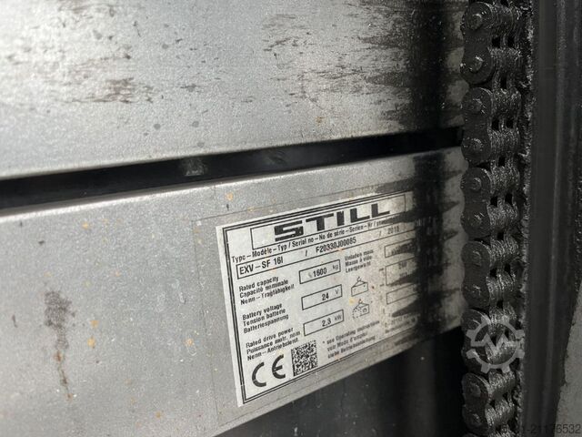 Stand-on gaffeltruck Still EXV-SF16l