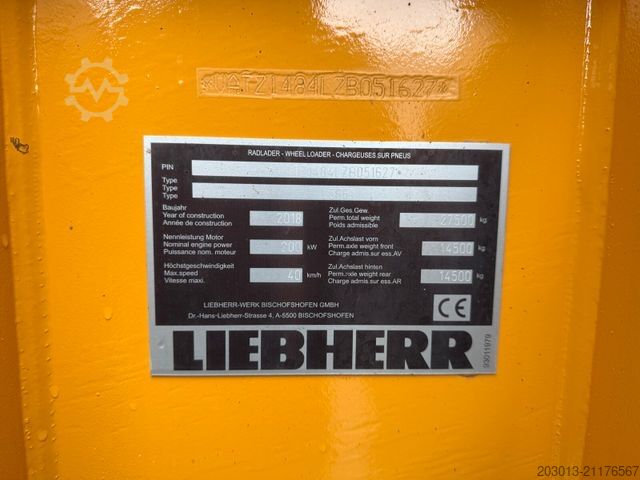 Hjullæsser LIEBHERR L566 XPower Radlader 27,5 Ton *11.900 h *Waage