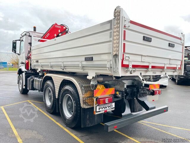 3-Seiten-Kipper Mercedes-Benz Arocs 3348 6x4 BB Dreiseitenkipper FASSI F195A