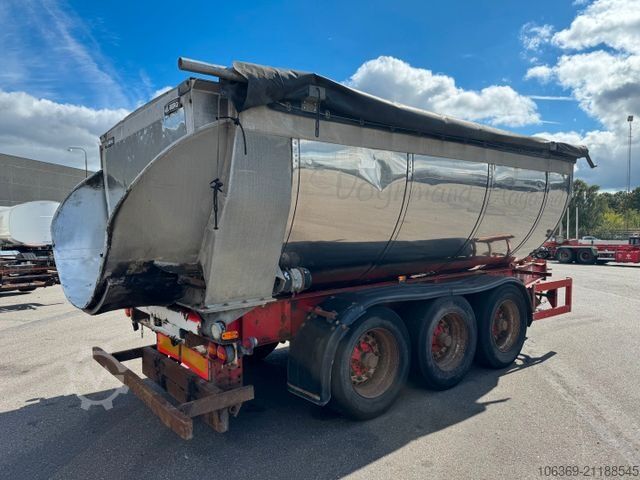 Tresidet tipvognstrailer KEL-BERG 3 axle Asphalt Tipper / Kipper