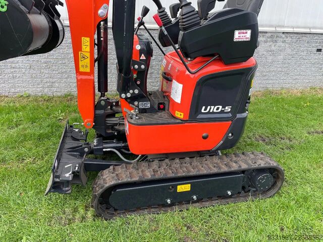 Minigraafmachine Kubota Minigraver U10-5 graafmachine NIEUW! Met bakken