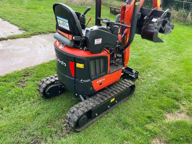 Minigraafmachine Kubota Minigraver U10-5 graafmachine NIEUW! Met bakken