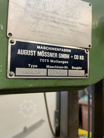 Scie à ruban verticale, scie, scie à ruban pour métal Mössner Rekord SM 420