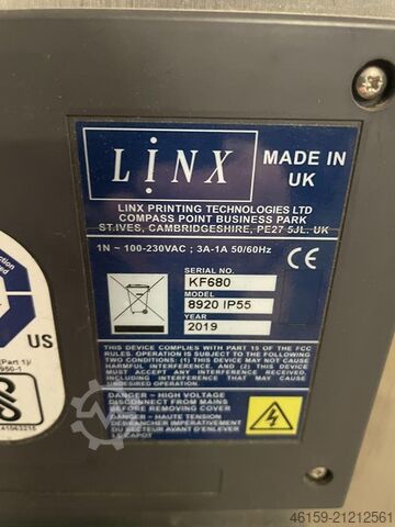 Continuous ink jet printer LINX 8920