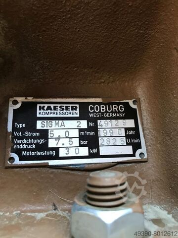 Compresor cu şurub, compresor de aer, generator de aer comprimat KAESER BS 50