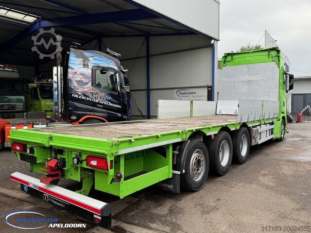Open laadbak Scania R730 V8 NGS 8x4, Retarder, Twistlocks