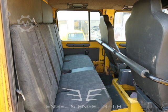 Vrachtauto met open laadbak unimog U4000 437/25 DoKa EURO-5