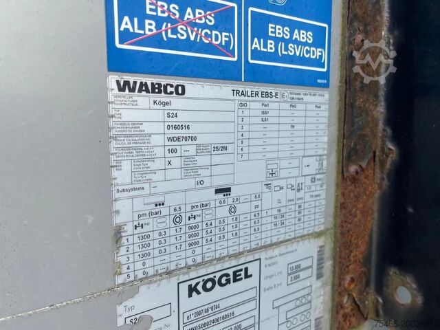 Schuifzeilen Kögel Schuifzeilen BPW assen