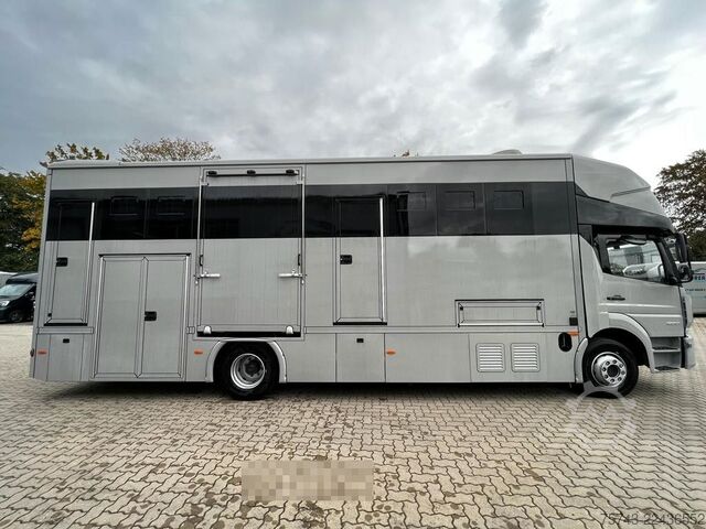 Kreaturvogn MERCEDES-BENZ ATEGO 1530 TT-XL  5 Pferde POP-OUT