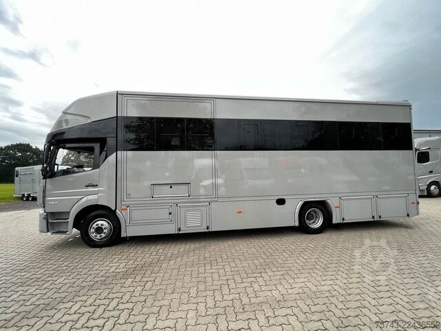 Kreaturvogn MERCEDES-BENZ ATEGO 1530 TT-XL  5 Pferde POP-OUT