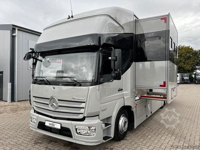 Kreaturvogn MERCEDES-BENZ ATEGO 1530 TT-XL  5 Pferde POP-OUT