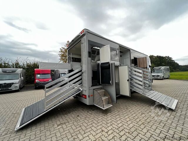 Kreaturvogn MERCEDES-BENZ ATEGO 1530 TT-XL  5 Pferde POP-OUT