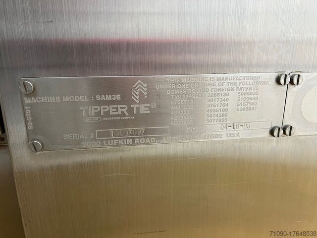 μηχανή επεξεργασίας κρέατος Tipper Tie 