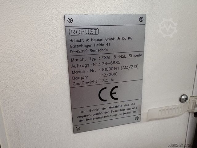 Μηχανή κοπής Robust Schneidemaschine FSM 15-N2L
