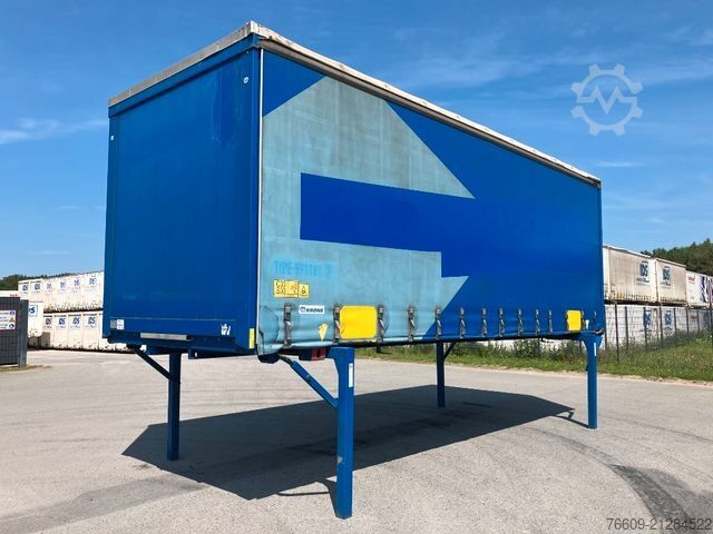 Remolque con caja móvil KRONE Wechselbrücke Plane