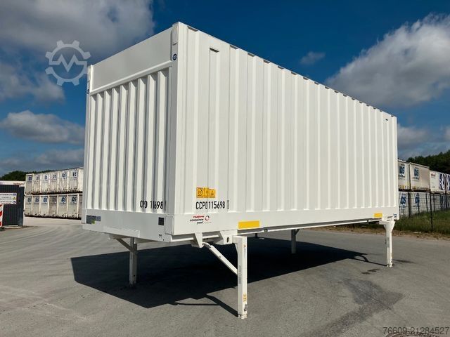 Remolque con caja móvil KRONE Wechselbrücke Koffer