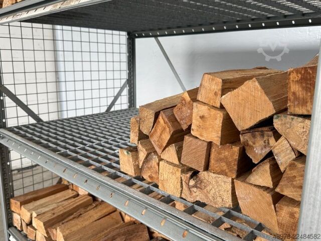 Bredde: 1.340 mm / Dybde: 500 mm / Højde: 2.000 mm Dexion HI280 Brennholzregal Fachbodenregal Regal Holz