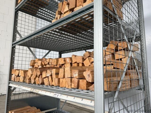 Bredde: 1.340 mm / Dybde: 500 mm / Højde: 2.000 mm Dexion HI280 Brennholzregal Fachbodenregal Regal Holz
