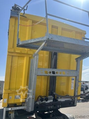 Kiperska poluprikolica KEMPF SKM 39 ALU-KASTENMULDE 55M³ ROLLPLANE MEHRERE EINHEITEN UND FARBEN VERFüGBAR