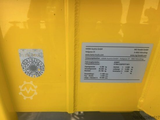 Kiperska poluprikolica KEMPF SKM 39 ALU-KASTENMULDE 55M³ ROLLPLANE MEHRERE EINHEITEN UND FARBEN VERFüGBAR