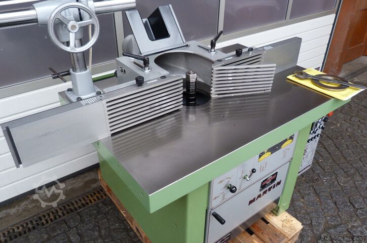 Döner freze makinesi döner mil freze makinesi freze makinesi MARTIN mit Lieferung nach D und EU Typ T25 + Vorschub + AIGNER Anschlag