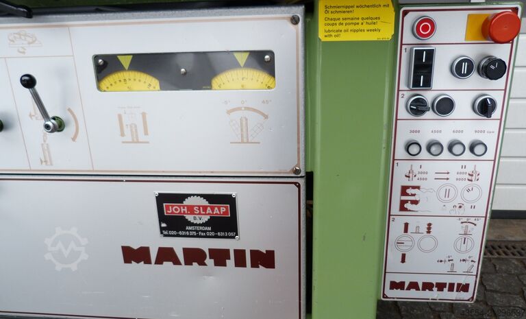 Döner freze makinesi döner mil freze makinesi freze makinesi MARTIN mit Lieferung nach D und EU Typ T25 + Vorschub + AIGNER Anschlag