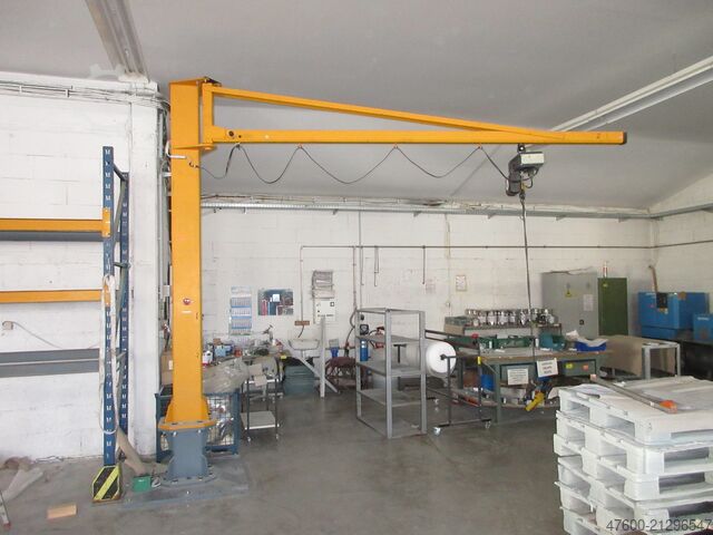 Column swing crane Chain Hoist Abus LS Kran Drehkran Hallenkran 250KG Abus Kettenzug L 4m NL 250Kg H 3,6m 2006