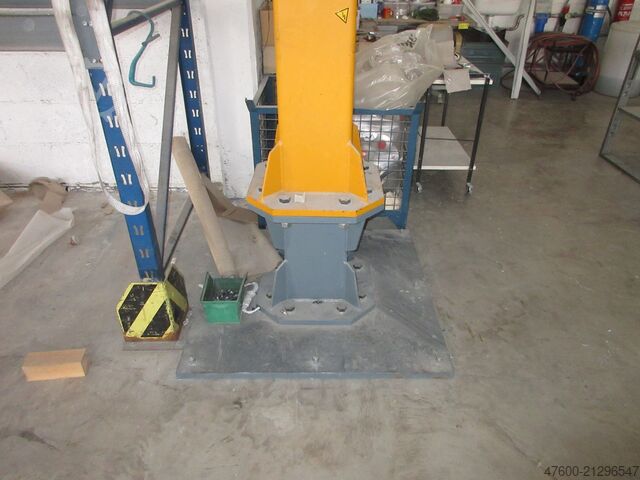 Column swing crane Chain Hoist Abus LS Kran Drehkran Hallenkran 250KG Abus Kettenzug L 4m NL 250Kg H 3,6m 2006
