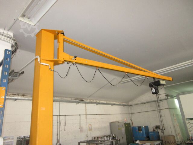 Column swing crane Chain Hoist Abus LS Kran Drehkran Hallenkran 250KG Abus Kettenzug L 4m NL 250Kg H 3,6m 2006