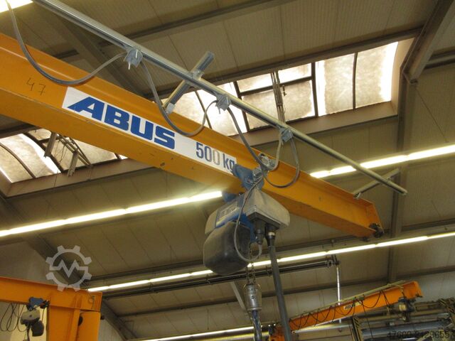 Column swing crane Chain Hoist Abus LSX Kran Drehkran Hallenkran 500KG Abus Kettenzug L 3,5m NL 500Kg H 3,25m