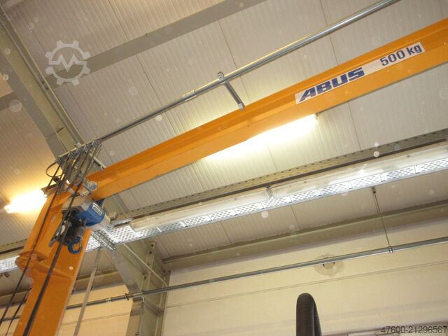 Column swing crane Chain Hoist Abus LSX Kran Drehkran Hallenkran 500KG Abus Kettenzug L 4m NL 500Kg H 4,4m
