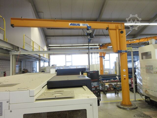 Column swing crane Chain Hoist Abus VS Kran Drehkran Hallenkran 500KG Abus Kettenzug L 4,5m NL 500Kg H 3,8m