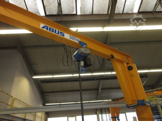 Column swing crane Chain Hoist Abus VS Kran Drehkran Hallenkran 500KG Abus Kettenzug L 4,5m NL 500Kg H 3,8m
