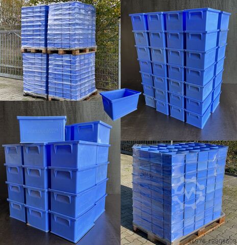 Transportdoos stapelen Doos stapelen SSI Schäfer Typ: 14/6-4 /261 Stück/ blau Außenabm.: 210 x 150 x 123 mm (BxTxH)